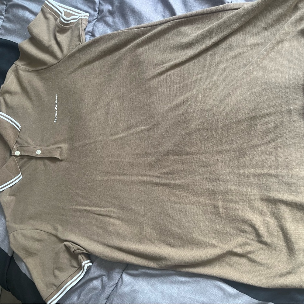 Calvin Klein Beige Polo Shirt for Men